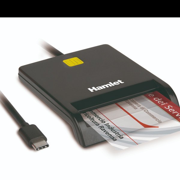 Image of Hamlet lettore smart card usb 3.1 gen 1 usb-c HUSCR311C Lettori smart card Informatica