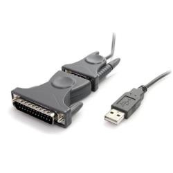 Image of Startech cavo adattatore usb a seriale rs232 db9 / db25 Cavo adattatore USB a Seriale RS232 DB9 / DB25 Cavi - accessori vari Informatica