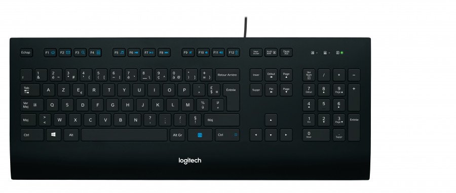 Image of Logitech corded keyboard k280e french layout Componenti Informatica