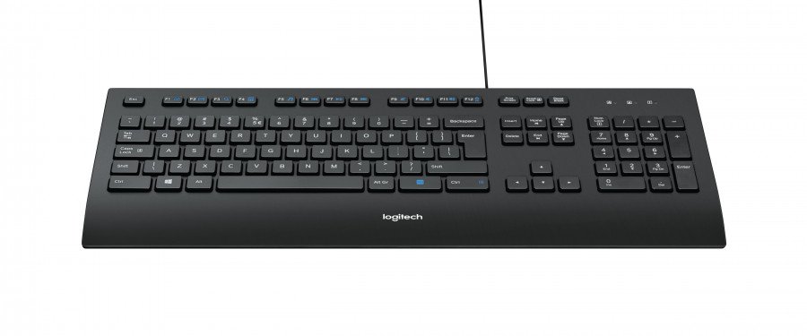 Image of Logitech corded keyboard k280e us intl layout Componenti Informatica