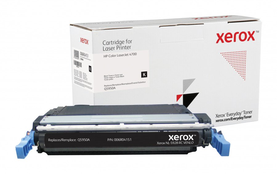 Image of Xerox toner black cartridge hp q5950a hp 643a f/hp color laserjet 4700 Materiale di consumo Informatica