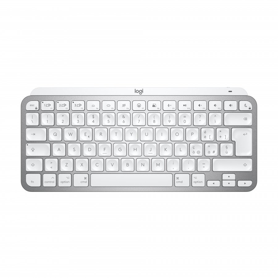 Image of Logitech tastiera computer logitech 920 010522 keys mini per mac pale grey Componenti Informatica