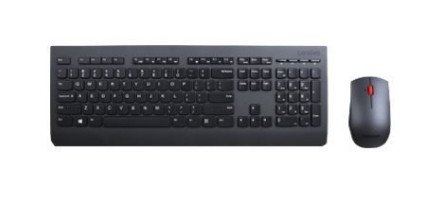 Image of Lenovo lenovo professional wireless keyboard and mouse combo Componenti Informatica