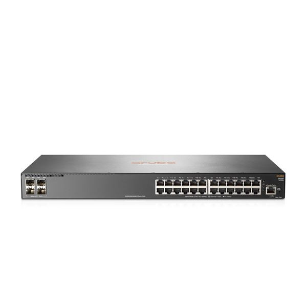 Image of Hp hewlett packard aruba 2930f 24g 4sfp switch 1gbps Switch Aruba 2930F 24G 4SFP Networking Informatica