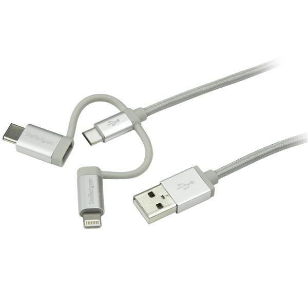 Image of Startech cavo di ricarica multiplo certificato apple mfi Adattatore DisplayPort HDMI 4k Cavi - accessori vari Informatica