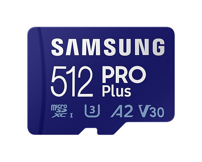 Image of Samsung pro plus micro sd 512gb xc classe u3 a2 memory card visibili a tutti Memory card Informatica