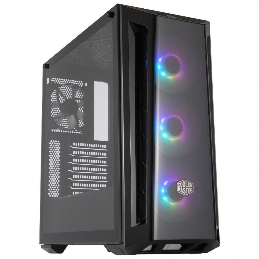 Image of Cooler master case mcb-b520-kgnn-rga masterbox mb520 argb black trim 7slot 2x3.5 5x2.5 3xargb Componenti Informatica