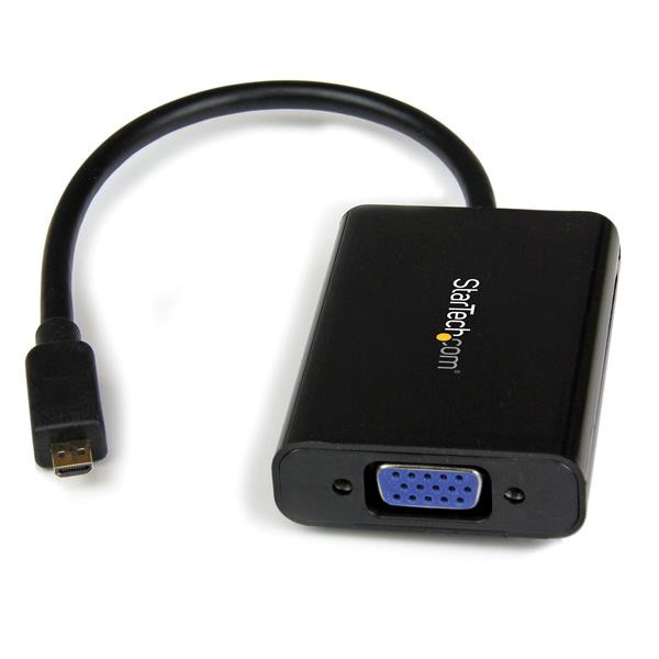 Image of Startech adattatore micro hdmi a vga con audio Adattatore Micro HDMI a VGA con audio Cavi - accessori vari Informatica