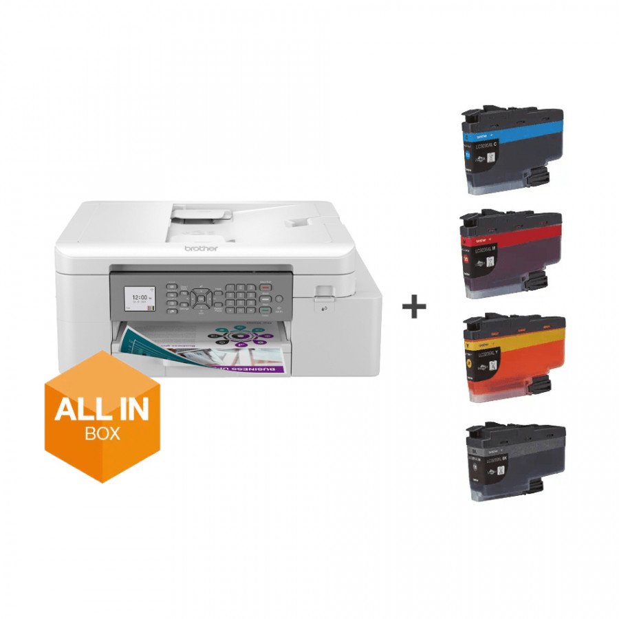 Image of Brother all-in-one a4 4-in-1 inkjet multifunction printer with wirel Stampanti - plotter - multifunzioni Informatica