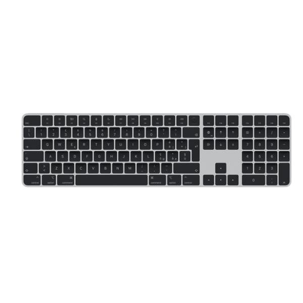 Image of Apple Magic Keyboard con Touch ID e tastierino numerico per Mac con chip - Italiano - Tasti neri Componenti Informatica