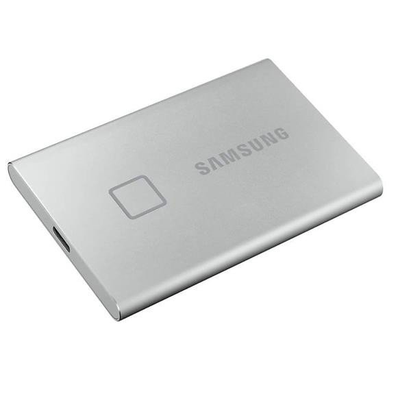 Image of Samsung ssd portatile t7 1tb touch usb 3.2 silver T7 Touch Componenti Informatica