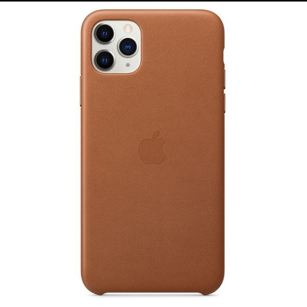 Image of Apple iphone 11 pro max leather case - cuoio mx0d2zma cust.iph11pro max cuoio iPHONE 11 PRO MAX LEATHER CASE - CUOIO Apparati telecomunicazione Telefonia