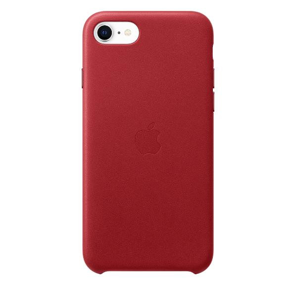 Image of Apple iphone se leather case - (product)red iPhone SE Leather Case - (PRODUCT)RED Apparati telecomunicazione Telefonia