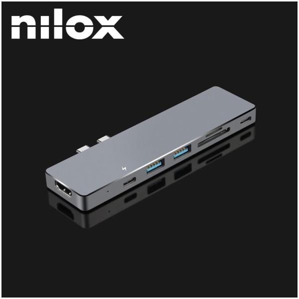Image of Nilox nilox docking station usb-c type-c 3.1 NILOX DOCKING STATION USB-C TYPE-C 3.1 Notebook Informatica