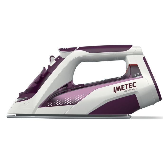 Image of Imetec ferro stiro vapore imetec 9245 zerocalc z3 3900 bianco e amaranto Piccoli elettrodomestici casa Elettrodomestici