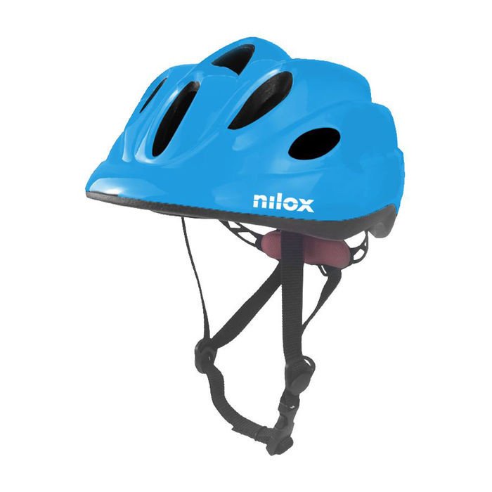 Image of Nilox casco bambino azzurro con luce led CASCO BAMBINO AZZURRO CON LUCE LED Electric scooter Sport, outdoor & viaggi