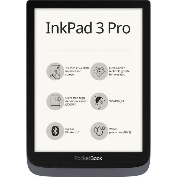 Image of Pocketbook readers ink pad 3 pocketbook inkpad pro metallic ebook readers Ink Pad 3 E-book readers Informatica