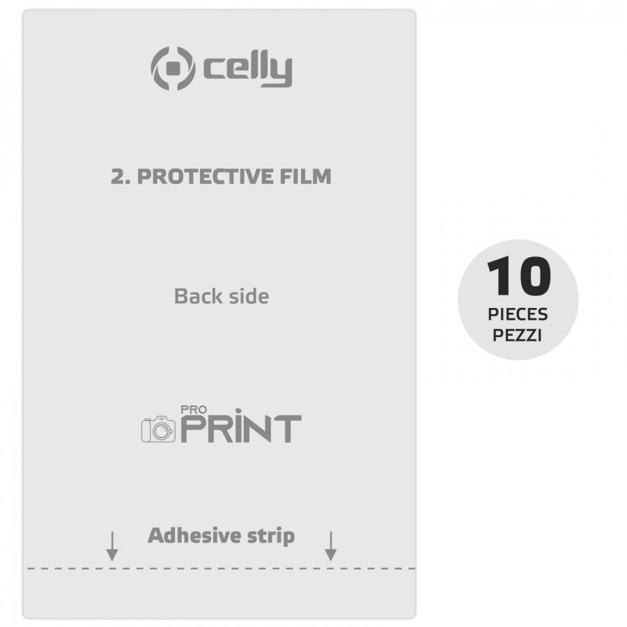 Image of Celly proprint - pellicola personalizzabile per il retro del proprio smartphone Proteggi schermo Telefonia