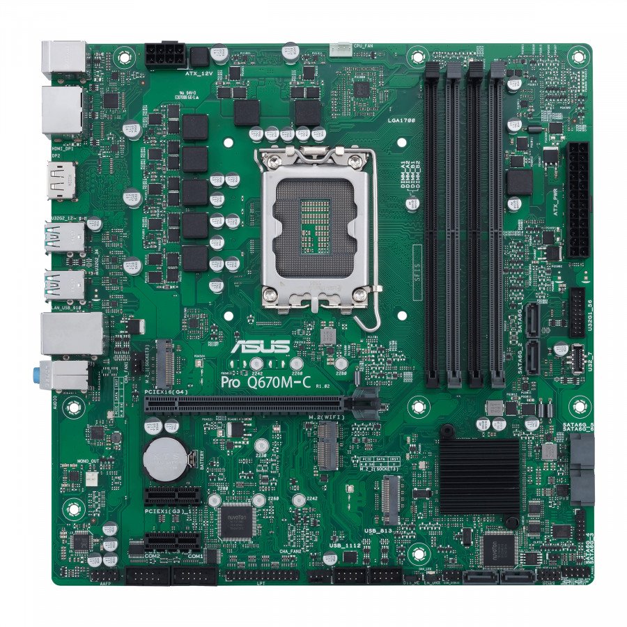 Image of Asus prime q670m-c/csm motherboard chipset intel
