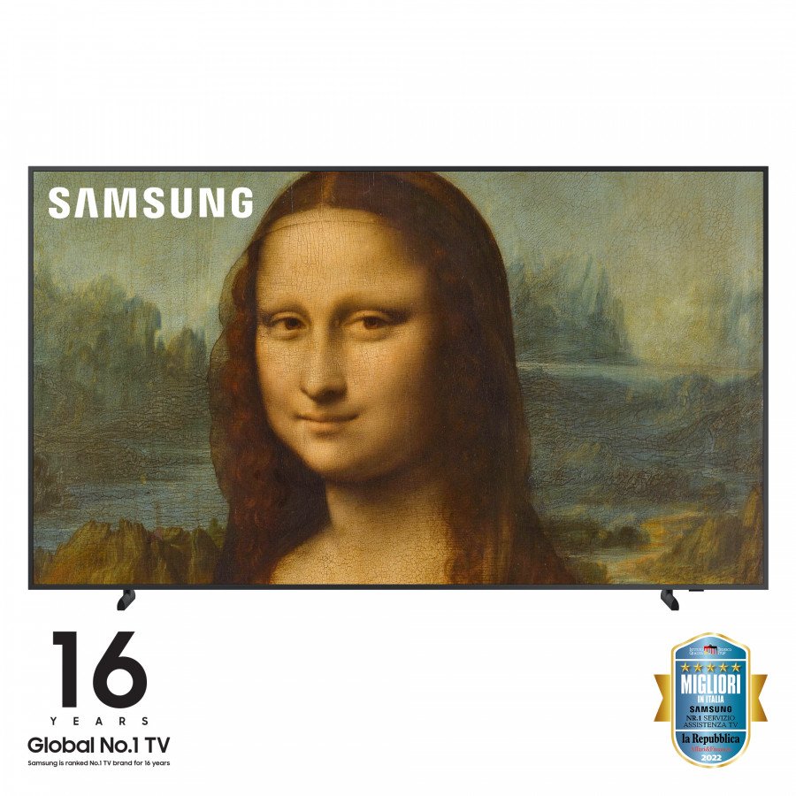 Image of Samsung tv 85 poll frame serie 2022 lcd full hd Tv led / oled Tv - video - fotografia