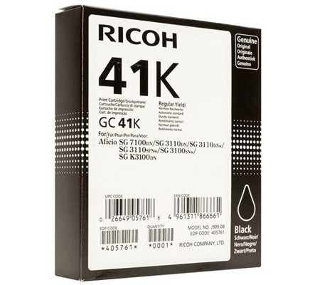 Image of Ricoh office rhgc41k 405761 ink gel nero -- . 405761 Materiale di consumo Informatica