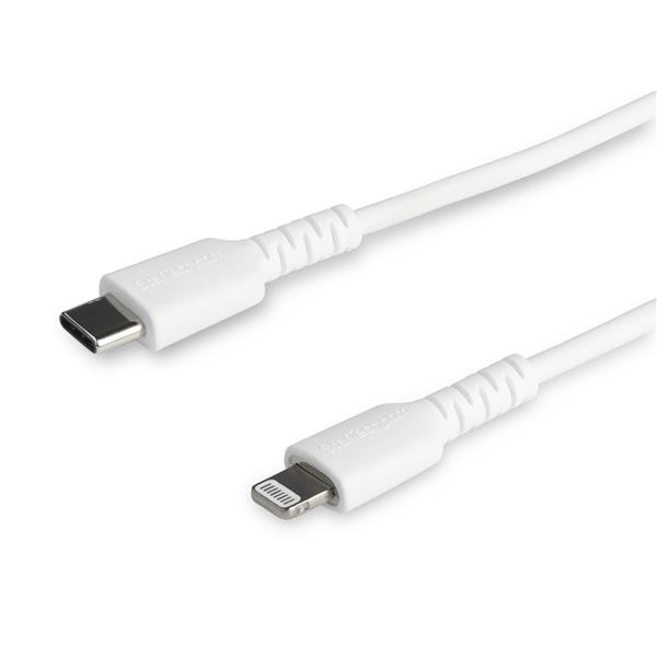 Image of Startech cavo usb-c a lightning da 1 m con certificazione apple mfi Cavo da USB C a Lightning da 1m - Bianco Cavi - accessori vari Informatica