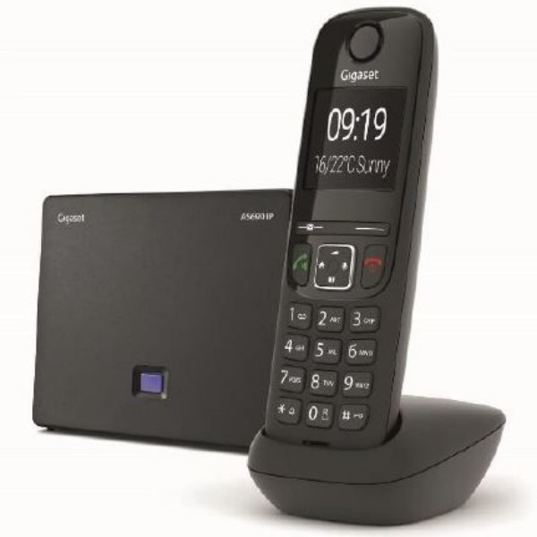 Image of Gigaset cordless gigaset s30852 h2813 k101 a series as690ip voip nero Fissi/cordless Telefonia