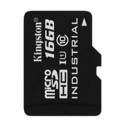 Image of Kingston 16gb microsdhc industrial c10 a1 pslc card singlepack w/o adpt SDCIT2/16GBSP Memory card Informatica