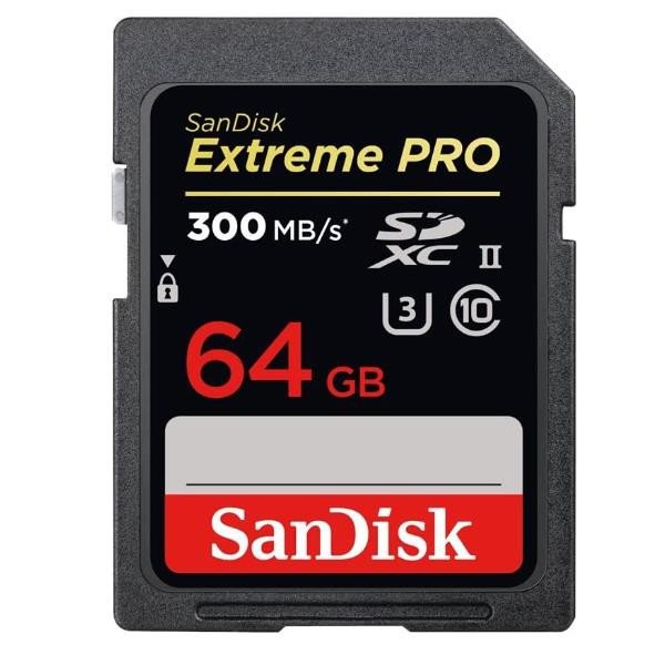 Image of Sandisk extreme plus 64gb sdxc memory card 170mb/s 80mb/s uhs-i cl. 10 Memory card Informatica
