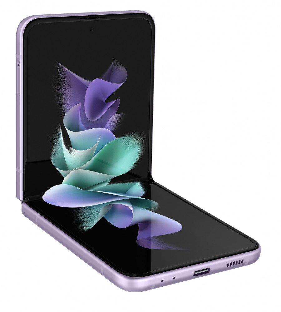 Image of Samsung samsung galaxy z flip 3 6.7in (128gb) lavender Smartphone / pda phone Telefonia