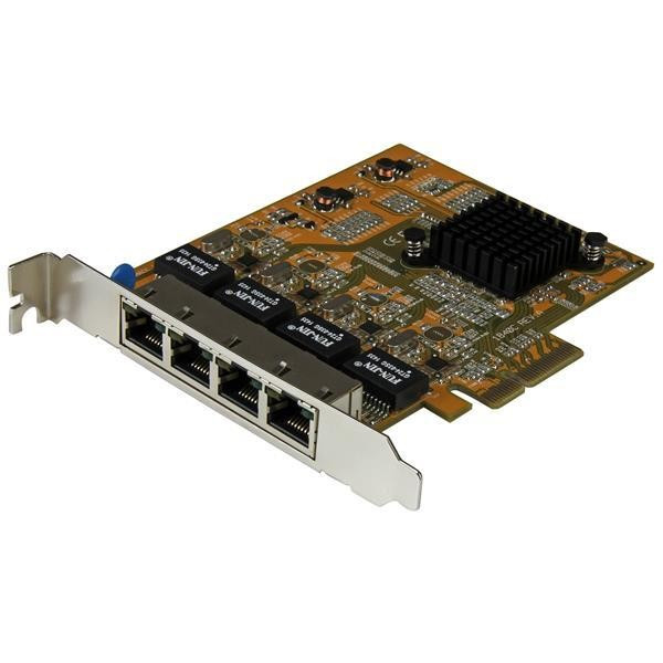Image of Startech scheda gigabit pcie a 4 porte scheda di rete ethernet gigabit pcie a 4 porte Scheda Gigabit PCIe a 4 porte Networking Informatica