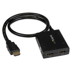 Image of Startech splitter video hdmi 4k 1 a 2 1x2 alimentato adattatore o usb Splitter HDMI 4k a 2 porte Cavi - accessori vari Informatica