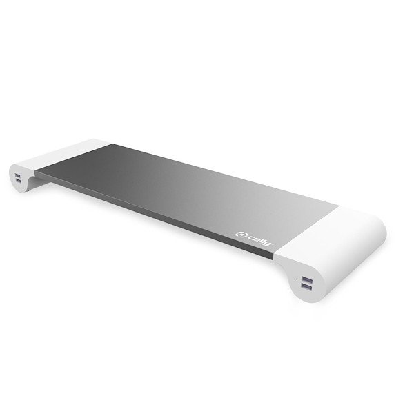 Image of Celly desk hub - usb monitor stand [smart working] swdeskhub - usb-a monitor stand 10w DESK HUB - USB Monitor Stand [SMART WORKING] Accessori vari Informatica