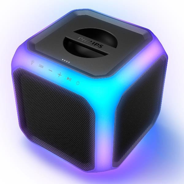 Image of Philips altoparlante bluetooth con luce lampeggiante 360per feste, 160w Home audio speakers Audio - hi fi