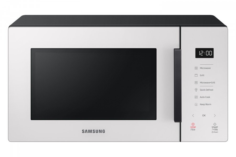 Image of Samsung mg23t5018ge micro grill 23l 1250w vap bianco microonde + + ventilato Forni Elettrodomestici