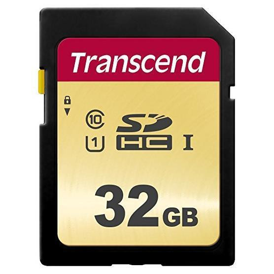 Image of Transcend ts32gsdc500s 32gb uhs-i u1 sd card mlc flash TS32GSDC500S Memory card Informatica