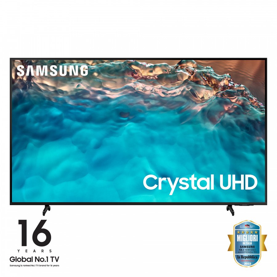 Image of Samsung tv samsung ue55bu8070uxzt serie 8 smart tv 4k uhd black Tv led / oled Tv - video - fotografia