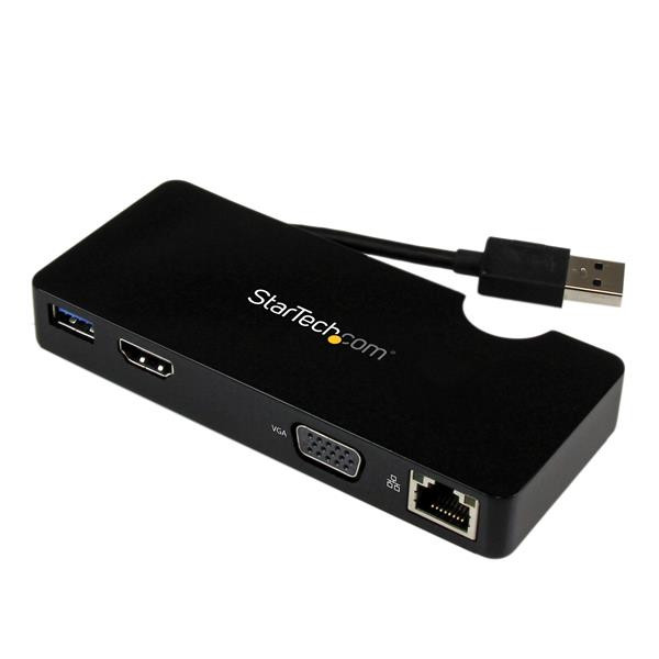 Image of Startech mini dock usb3.0 hdmi/vga/gbe docking station mini per laptop usb 3.0 hdmi/vga/g mini Dock USB3.0 HDMI/VGA/GBe Notebook Informatica