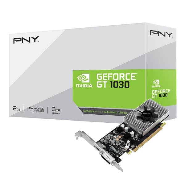 Image of Pny technologies europe geforce gt 1030 pcie 3.0 2gb ddr5 64-bit Componenti Informatica