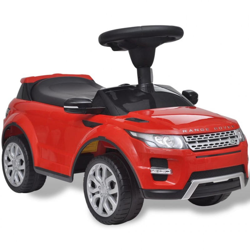 Image of Vidaxl macchina a spinta per bambini rossa con musica land rover 348 Bambini & famiglia Console, giochi & giocattoli