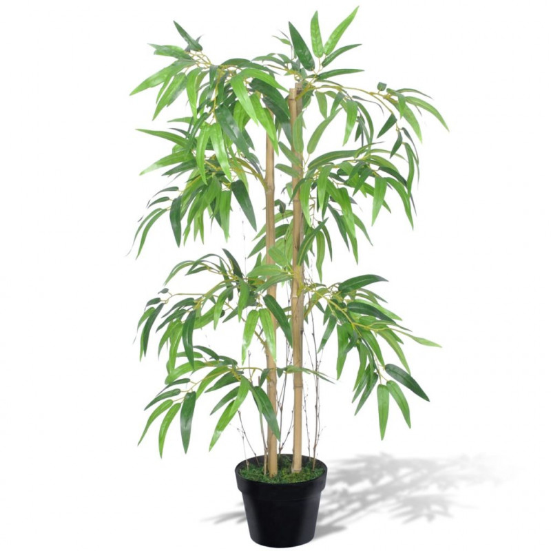 Image of Vidaxl pianta di bambù artificiale twiggy con vaso 90 cm Arredo giardino Brico giardino animali