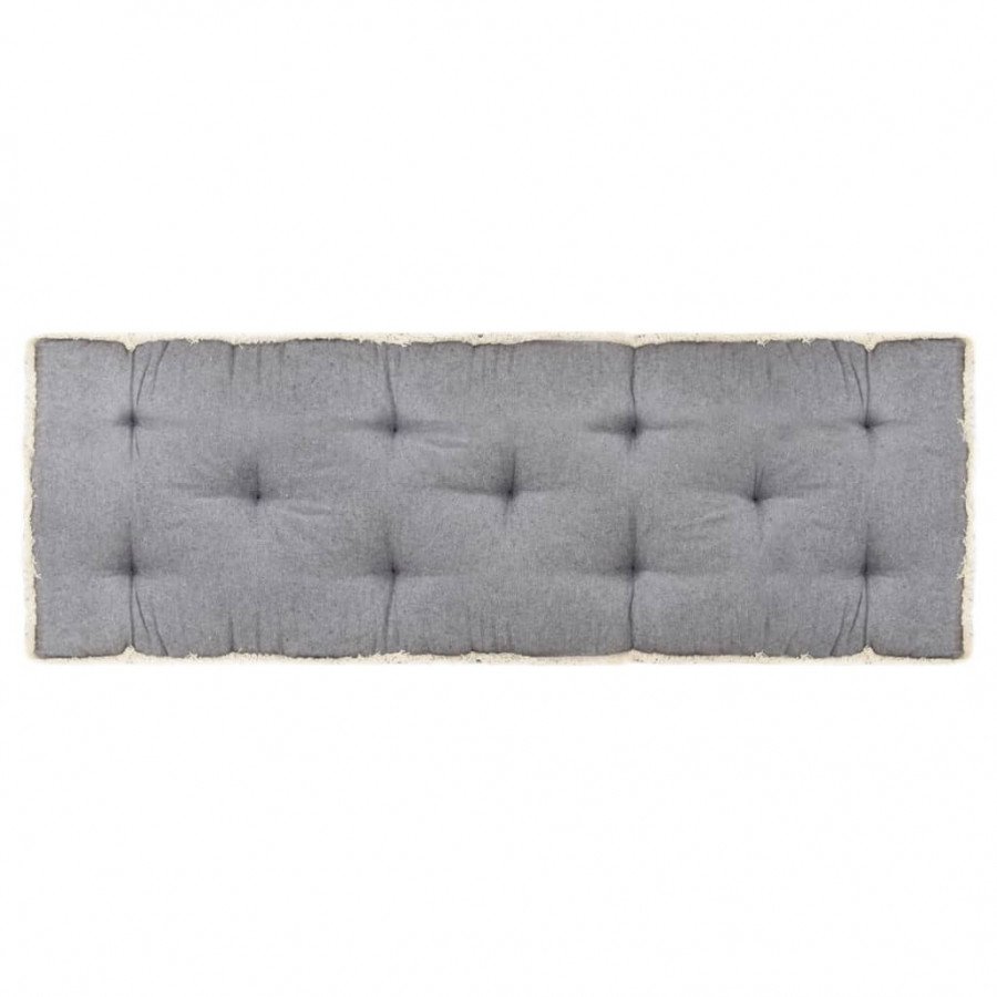 Image of Vidaxl cuscino per divano in pallet antracite 120x40x7 cm Tende e cuscini Casa & cucina
