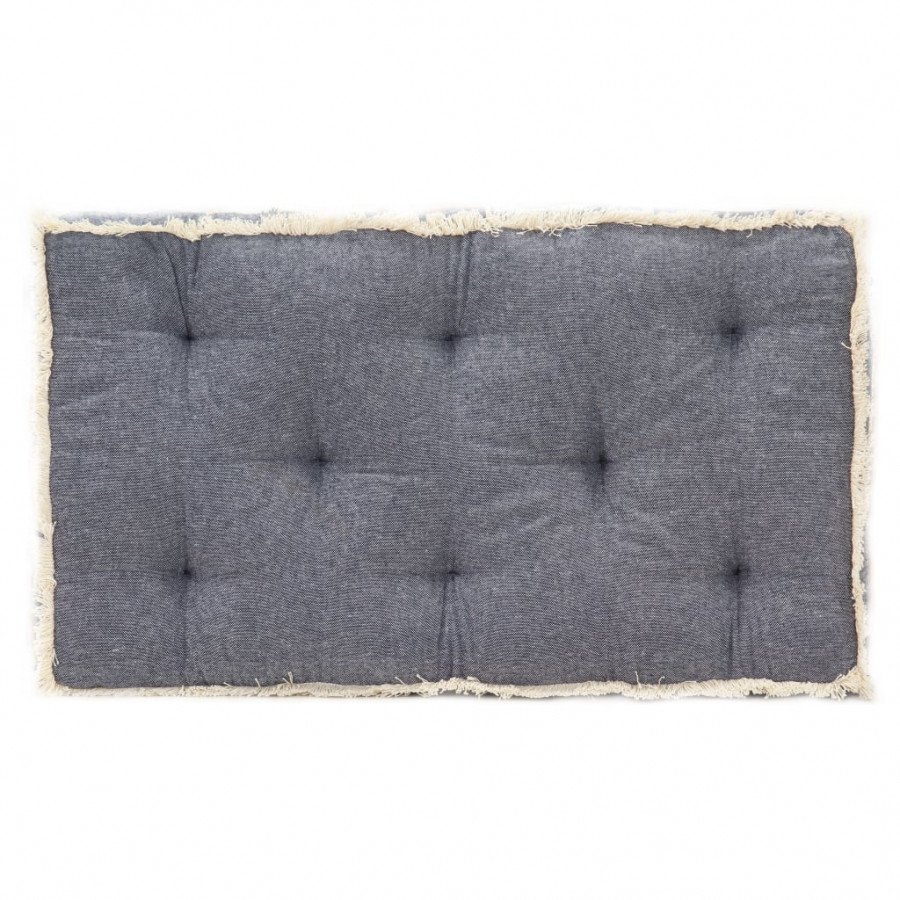 Image of Vidaxl cuscino per divano in pallet blu 73x40x7 cm Tende e cuscini Casa & cucina