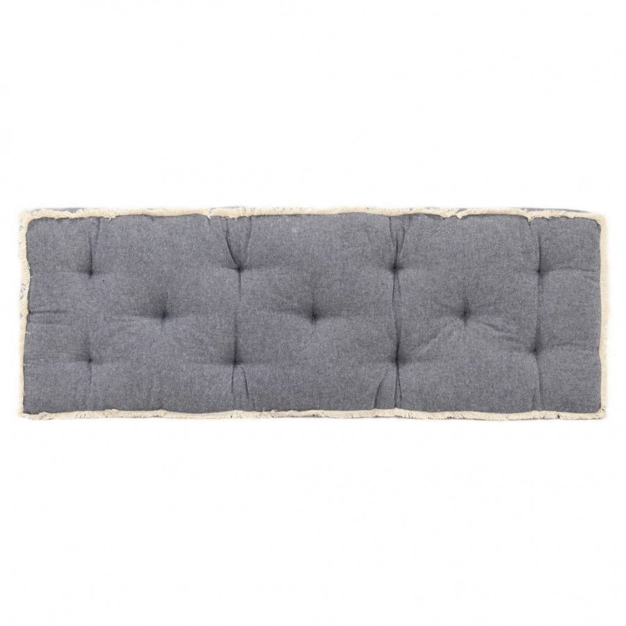 Image of Vidaxl cuscino per divano in pallet blu 120x40x7 cm Tende e cuscini Casa & cucina