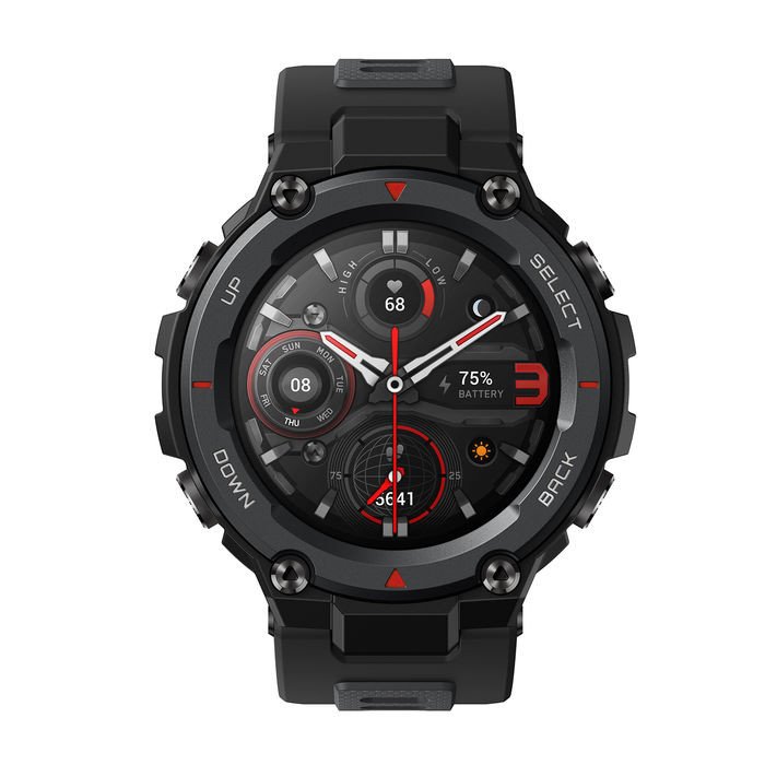 Image of Amazfit t-rex pro black smartwatch t rex pro meteorite black T-REX PRO BLACK Smartwatch Telefonia