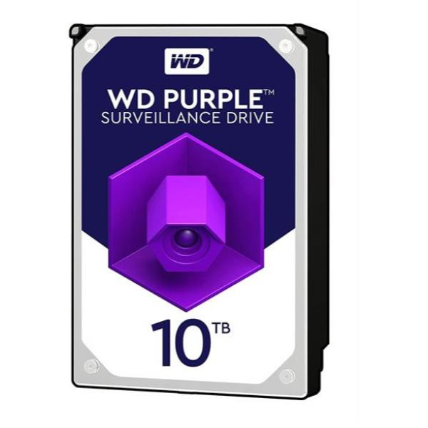 Image of Western digital wd purple 3.5p 10tb 256mb (av) hard disk interni av WD PURPLE Componenti Informatica
