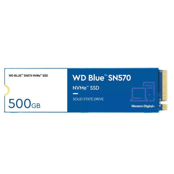 Image of Western digital western digital ssd blue sn570 500gb nvme m.2 pci exp. wds500g3b0c (siae in WD BLUE Componenti Informatica