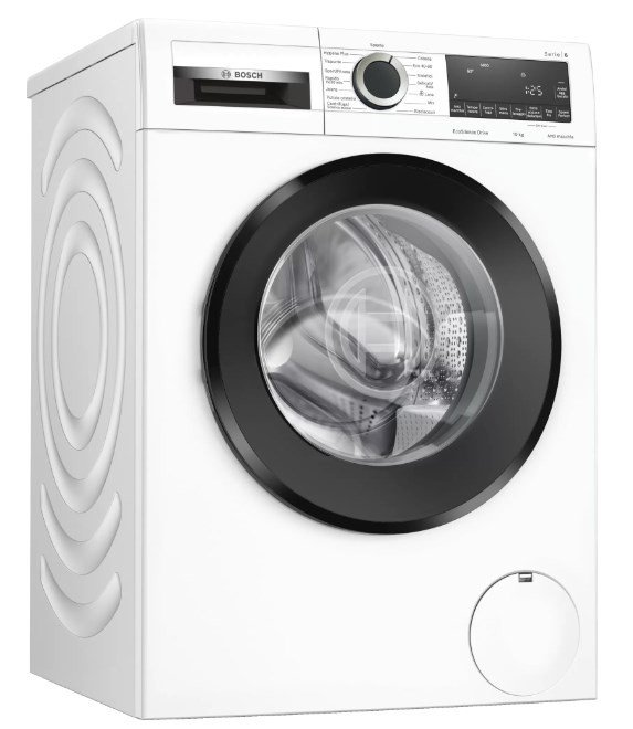 Image of Bosch lavatrice cf 10kg 1400g ecosilenceactive water plus hygiene plus Lavatrici Elettrodomestici