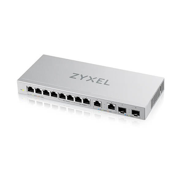 Image of Zyxel switch xgs1010-12-zz0101f - switch unmanaged, 8 porte 2.5 gigabit, 2 porte sfp+ XGS1010-12-ZZ0101F Networking Informatica