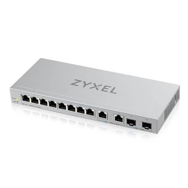 Image of Zyxel switch unmanaged plus, 8 porte gigabit, 2 porte 2.5gbe, 2 porte sfp+ 10gbe, - ea XGS1210-12-ZZ01 Networking Informatica